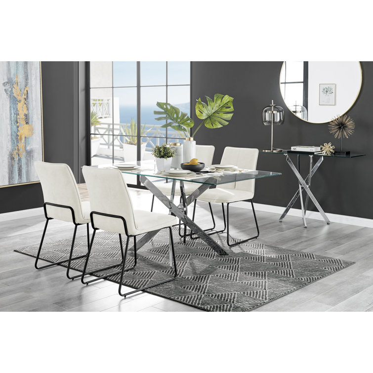 Furniture Box 4 Person Dining Set & Reviews Wayfair.co.uk